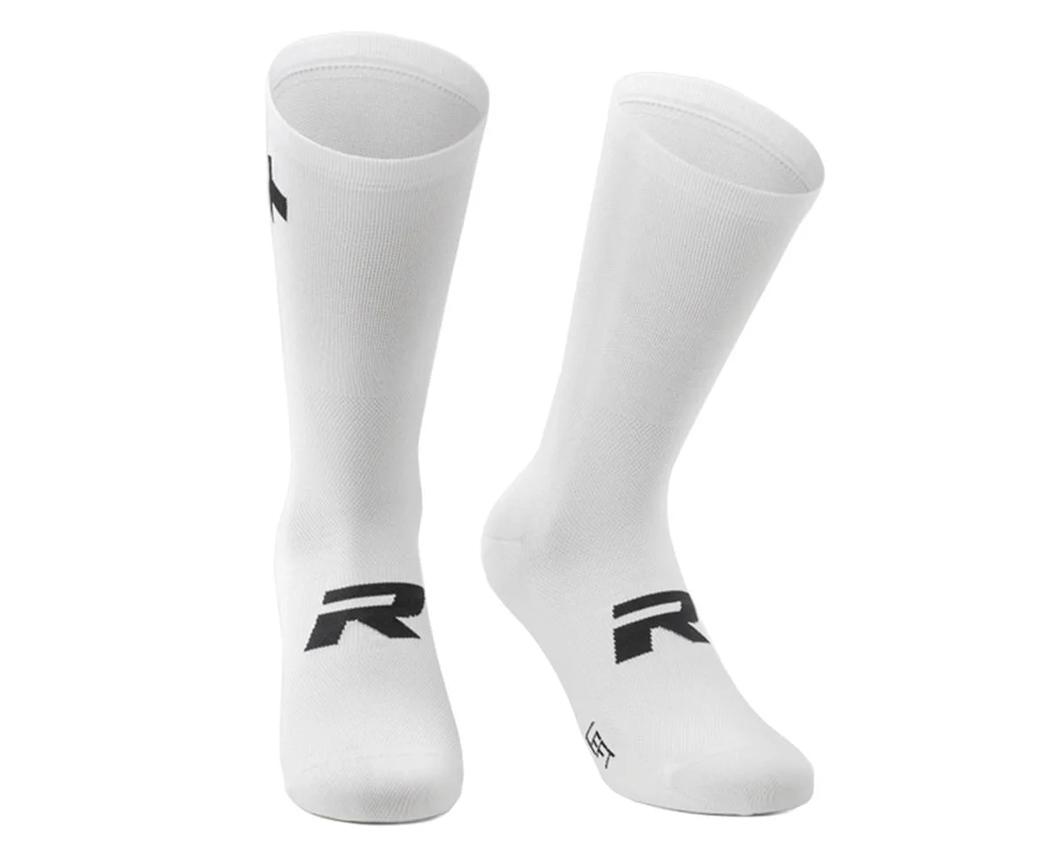 Assos R Socks (S11) (White Series) (2-Pack) (S)